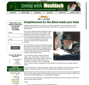 "living with moshiach" online