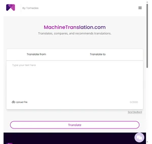 machine translation - online translator