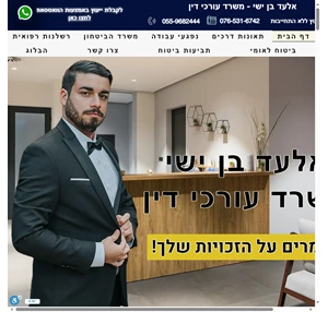 אלעד בן ישי עורך דין תאונות דרכים עורך דין תאונות עבודה ביטוח לאומי תל אביב