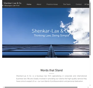 home shenkar - lax co. law offices