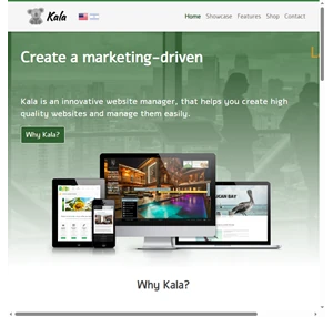 kala - innovative marketing driven website builder