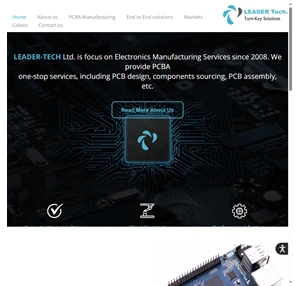 leader-tech ltd - electronics manufacturing services since 2008