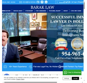 law offices of alex t. barak p.a. immigration lawyer hollywood florida