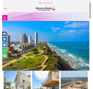 maxine marks luxury property in israel - netanya real estate agency - maxine marks