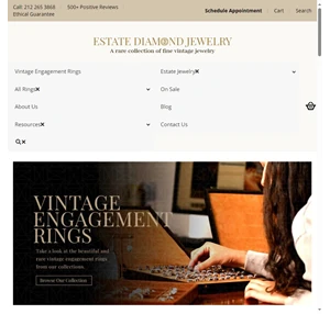 estate diamond jewelry - antique and estate jewelry in nyc