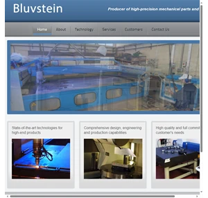 bluvstein engineering בלובשטיין עבודות מתכת - producer of high-precision mechanical parts and systems