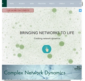 baruch barzel complex network dynamics bar-ilan university