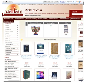 large selection of jewish books and judaica