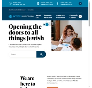 opening doors to all things jewish - access jewish cleveland