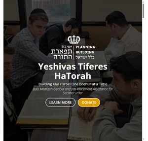 yeshivas tiferes hatorah building klal yisroel one bochur at a time
