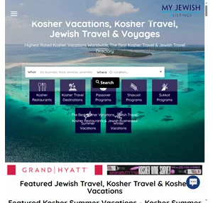 kosher travel - kosher vacations jewish travel kosher