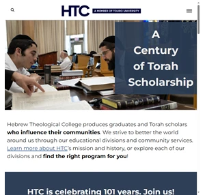 hebrew theological college touro university