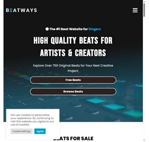beats for sale buy high quality instrumentals - beatways