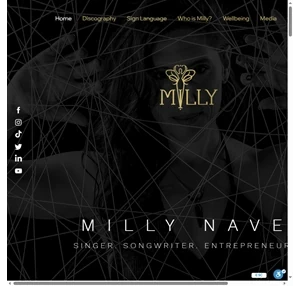 milly nave - singer. songwriter. entrepreneur