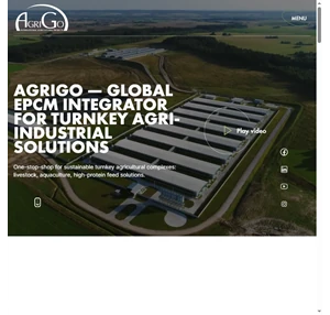 agrigo global epc-contactor and agri-industrial integrator - agrigo