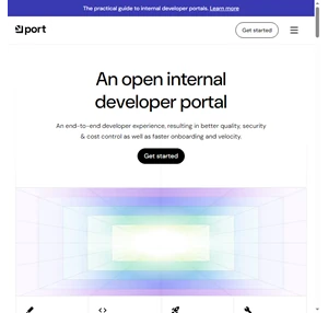 internal developer platform portal port