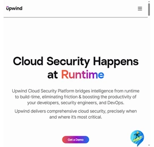 upwind cloud security happens at runtime