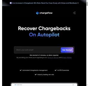fully automated chargeback management solution chargeflow