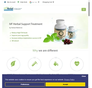 ivf herbal support treatment