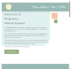 pregnancy herbal support