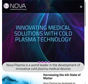 innovative cold plasma medical technology - nova plasma
