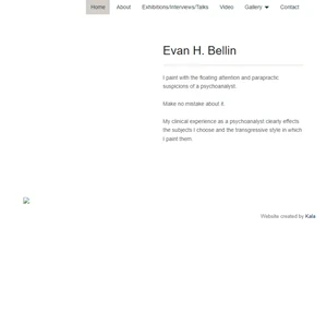 evan h. bellin - portfolio website