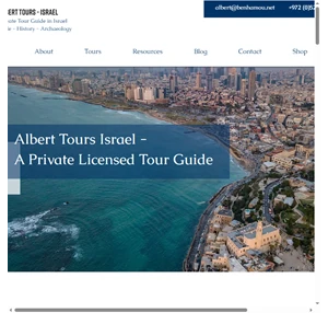 licensed tour guide albert tours israel