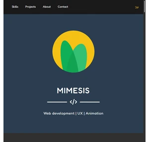 mimesis web development ux animation