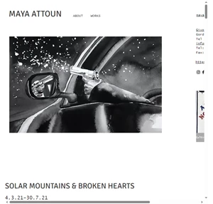 maya attoun - contemporary artist