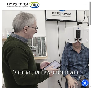 ענייני עיניים מרפאת המומחים לעיניים ברעננה - zeiss vision expert משקפי לינדברג lindberg
