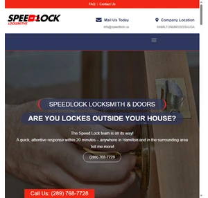speedlock hamilton area no.1 locksmith services