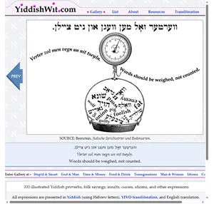 yiddish wit illustrated yiddish proverbs sayings insults curses aphorisms and idioms in yiddish with yivo transliteration and english translation
