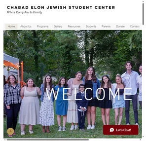 home chabad elon jewish student center