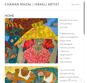 chanan mazal israeli artist חנן מזל צייר ירושלמי painter jewish israeli art and studio teacher.