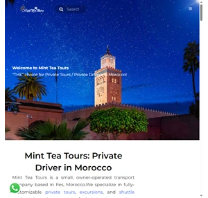 private driver in morocco - mint tea tours