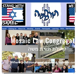mosaic law congregation conservative jewish synagogue greater sacramento
