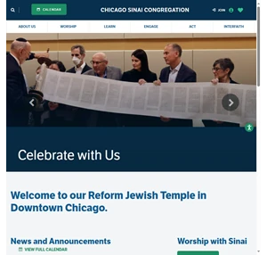 worship with chicago sinai congregation jewish synagogue