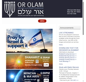 or olam the east 55th street synagogue