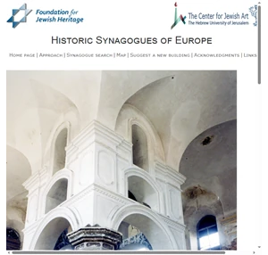 historic synagogues of europe