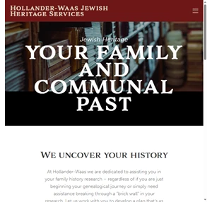 hollander-waas jewish heritage services