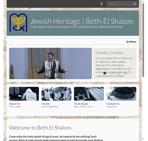 welcome to beth el shalom jewish heritage beth-el shalom