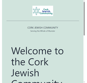 cork jewish community serving the whole of munster