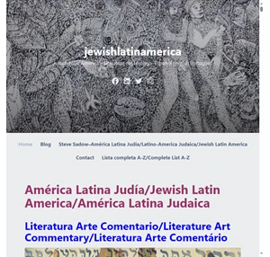 jewishlatinamerica jewish latin america literature art history español english portugués