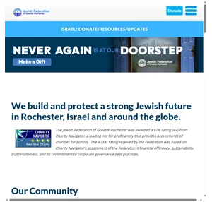 home rochester jewish federation jewish federation of greater rochester