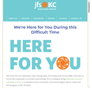 jewish family services supporting and strengthening lives throughout greater kansas city.
