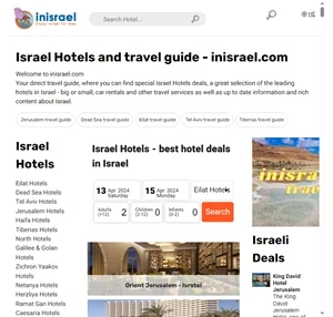 Israel Hotels and travel guide - inisrael.com