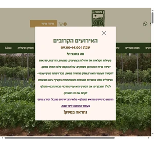 משק הפארק קטיף עצמי משק הפארק ז