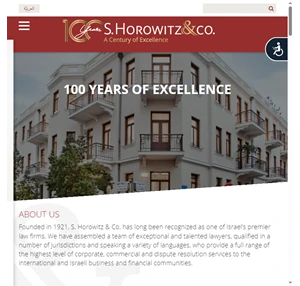 S. Horowitz Co Top Full Service Corporate IP Dispute Resolution Israeli Law Firm ש.הורוביץ