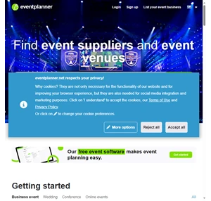 eventplanner.net find the best event venues and suppliers