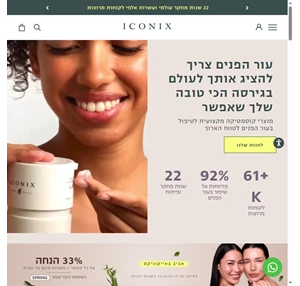 ICONIX - מוצרי קוסמטיקה מקצועית הדרך היסודית לטיפוח עור הפנים